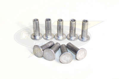 Foto de REBITE ALUMINIO SEMI TUBULAR - 13 X 16 (CENTO) - Marca Compatível