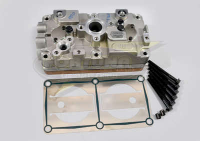 Foto de CABECOTE COMPRESSOR AR 2 CIL. SCANIA S5 P.G.R > 2013>-COMPL. - Marca Compatível