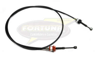 Foto de CABO ALAVANCA CAMBIO VOLVO VM (2750MM-PRETO) - Marca Compatível