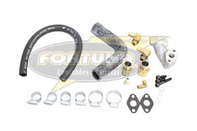 Foto de KIT INSTALACAO (ADAPT. COMPR. KNORR 1 CIL.- SCANIA/VOLVO) - Marca Compatível