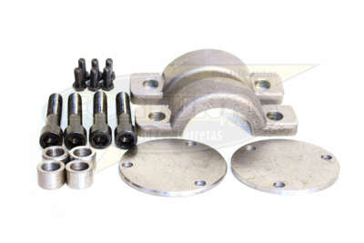 Foto de KIT ABRACADEIRA FLANGE CARDA SCANIA TRAÇADO (GDE) - Marca Compatível